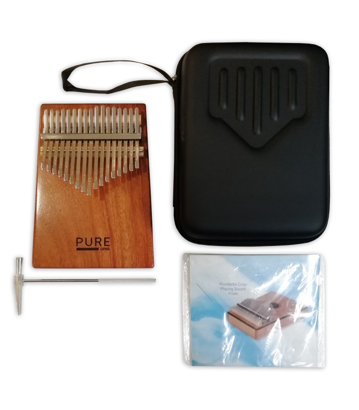 Kalimba Gewa model F835560 with accessories