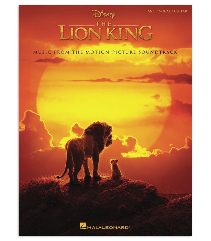 Capa do livro The Lion King Piano Voz Guitarra HL