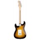 Espalda de la guitarra eléctrica Fender Squier modelo Sonic Strat MN 2TS