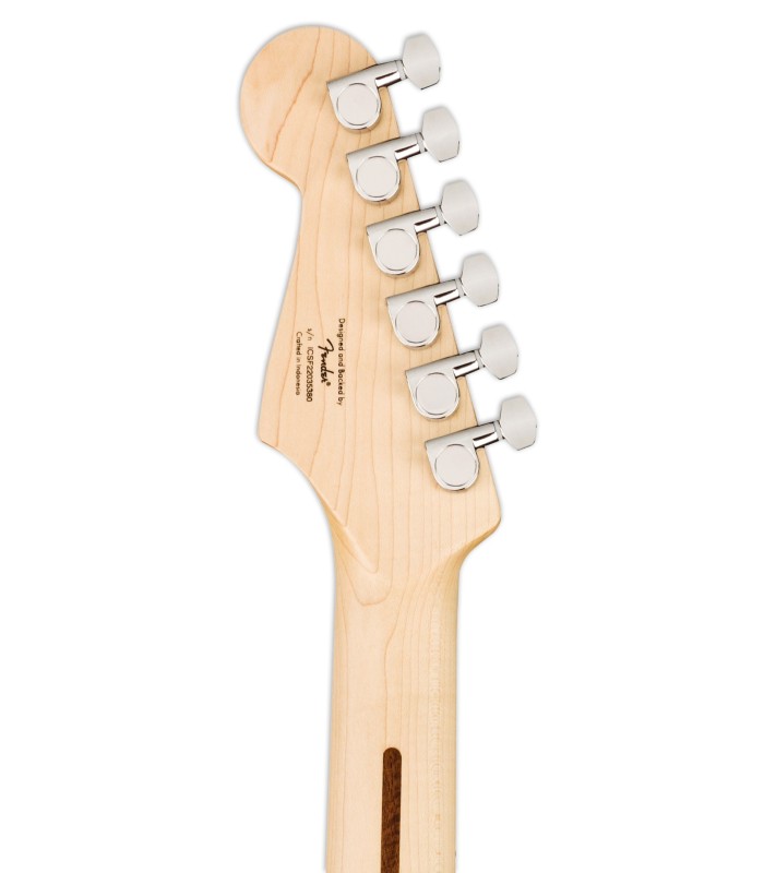 Clavijero de la guitarra eléctrica Fender Squier modelo Sonic Strat HT AWT