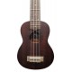 Sapele top of the soprano ukulele Laka model VUS5CH
