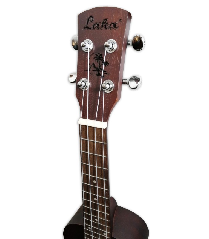 Cabeça do ukulele soprano Laka modelo VUS5CH