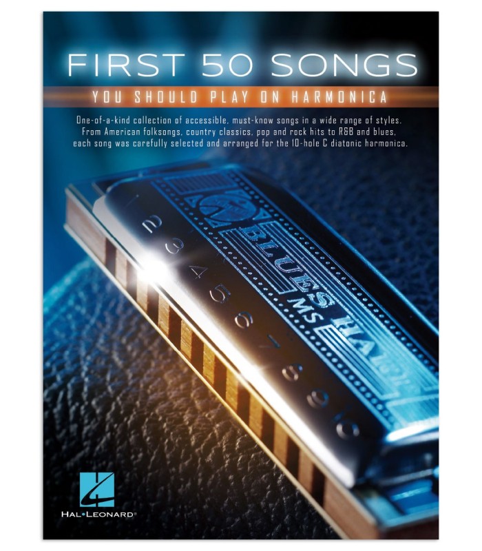 Portada del libro First 50 Songs You Should Play on Harmonica HL