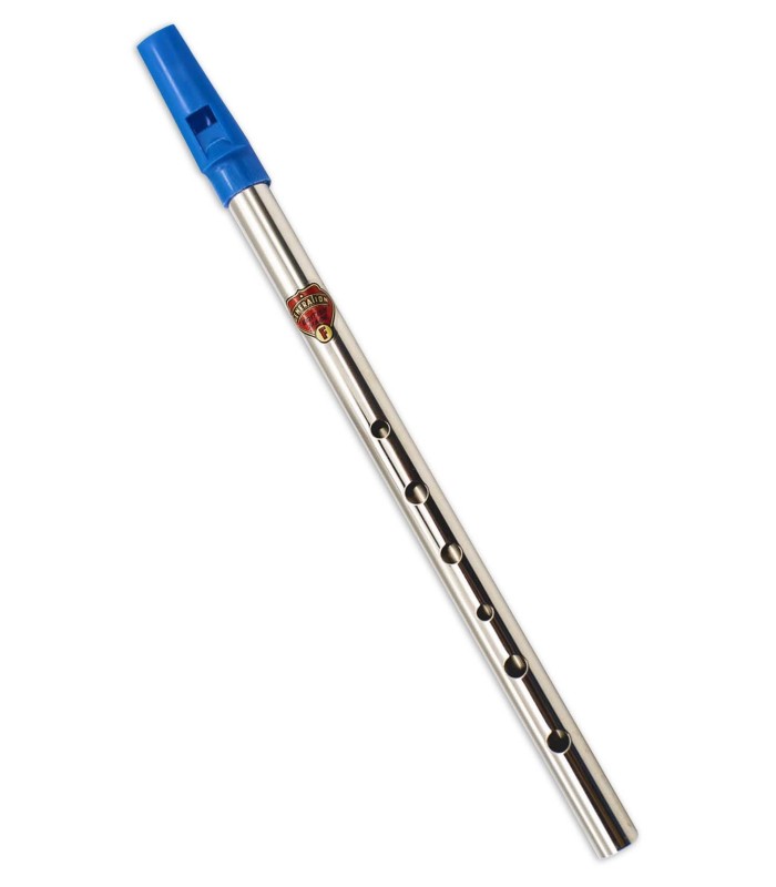 Flauta Feadóg modelo Flageolet en Fa con acabado cromado