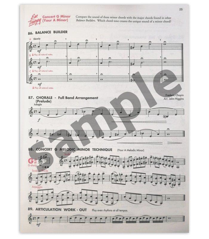 Muestra del libro Essential Technique Bb Tuba HL