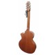Sapelly back and sides of the classical guitar APC model EA100 CROSS CW Crossover