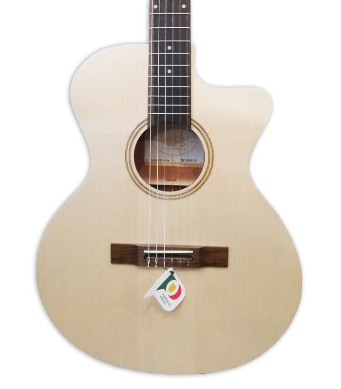 Tapa en abeto macizo de la guitarra clásica APC modelo EA100 CROSS CW Crossover