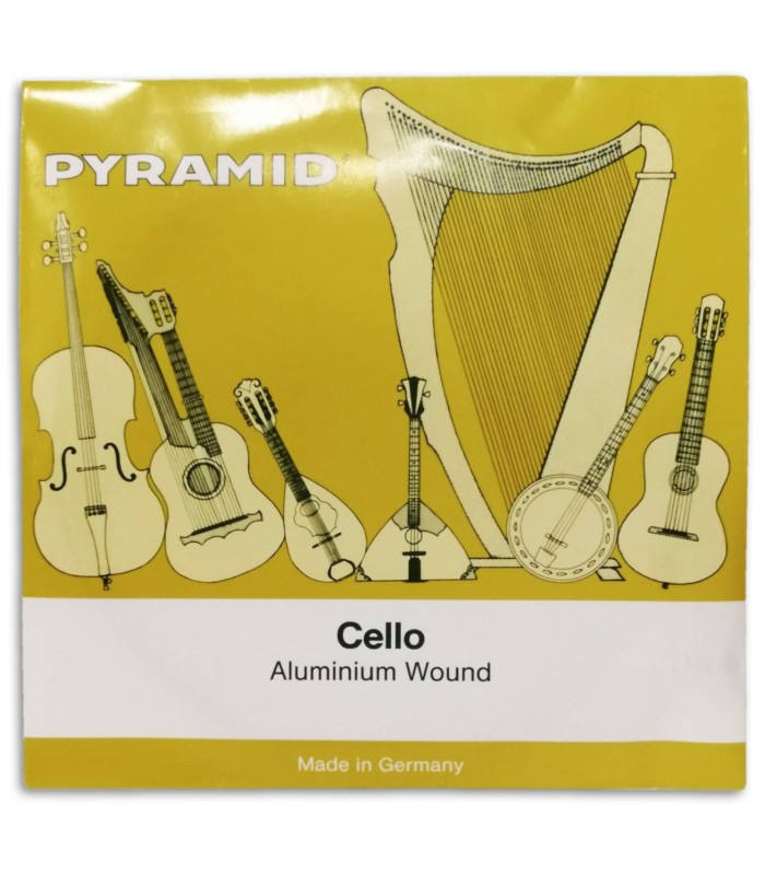 Cuerda individual Pyramid modelo 170102 Re para violonchelo de tamaño 3/4