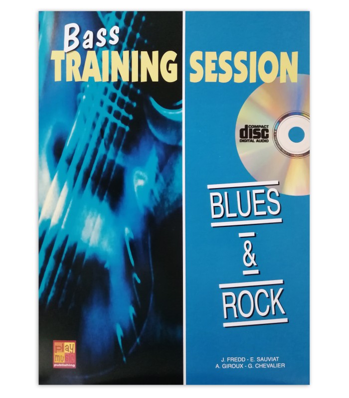 Capa do livro Bass Training Session Blues & Rock