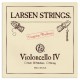 Corda individual Larsen modelo Original 4ª Dó média para violoncelo de tamanho 4/4
