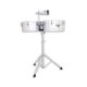 Timbales LP M257 Matador 14 15 Cromado com Suporte
