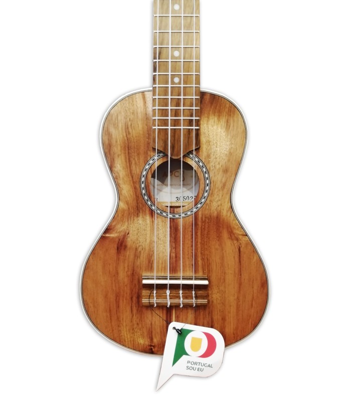 Solid koa top of the soprano ukulele APC model SC Slim 1/2