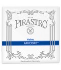 Package of the single string Pirastro model Aricore 416221 A for 4/4 size violin