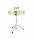Timbales LP M257B 14 15 Matador Dourado com Suporte