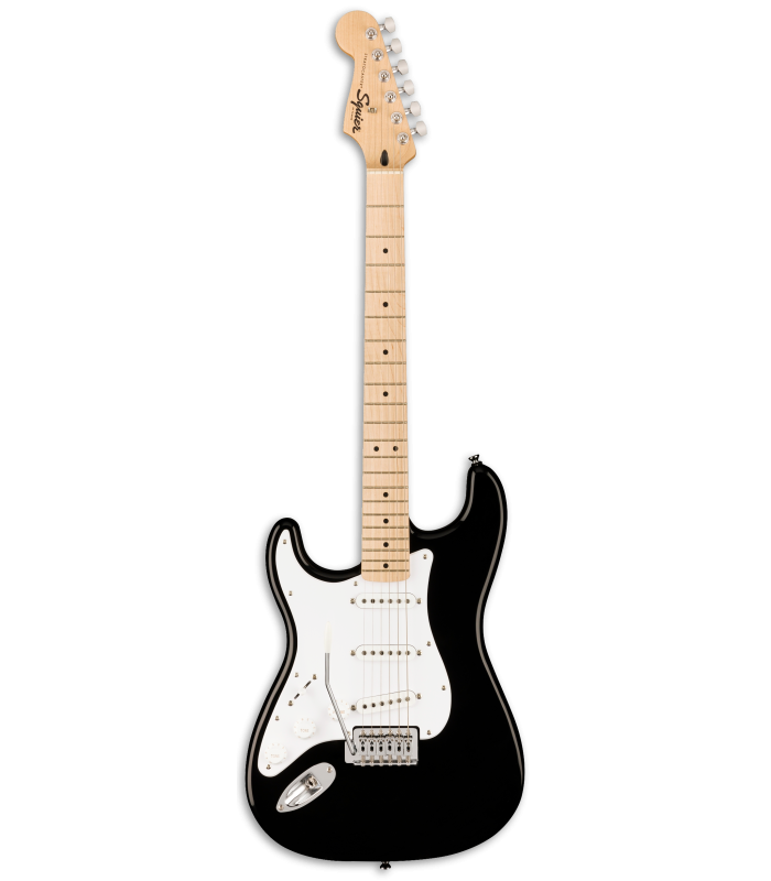 Electric guitar Fender Squier Sonic Strat with black finish for left hand