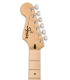 Head of the eletric guitar Fender Squier Sonic strat black for left hand