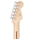 Clavijero de la guitarra eléctrica Fender Squier Sonic strat negra para zurdo