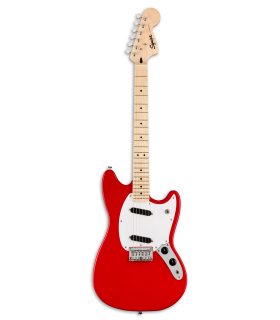 Guitarra eléctrica Fender Squier modelo Sonic Mustang WN con acabado Torino Red