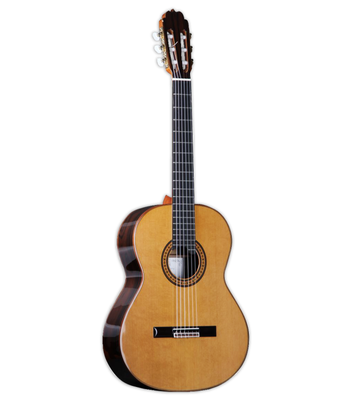 Guitarra clássica Alhambra modelo Profissional Luthier Aniversario com tampo em cedro maciço