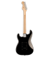 Back of the eletric guitar Fender Squier model Sonic Strat HSS MN Black