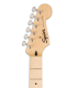 Head of the eletric guitar Fender Squier model Sonic Strat HSS MN Black