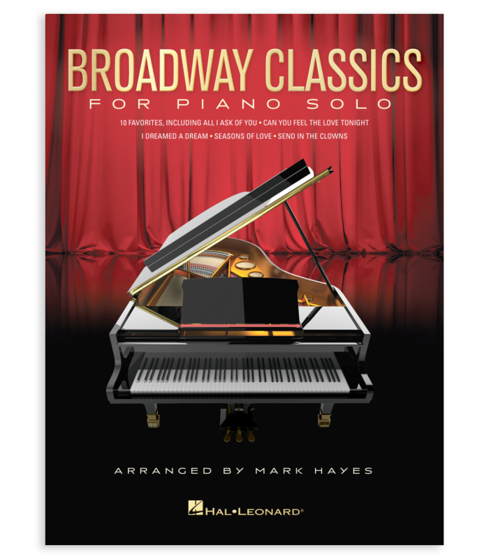 Capa do livro Broadway Classics for Piano Solo HL