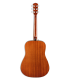 Mahogany back and sides of the folk guitar Fender model CD 60 All Mahogany Dreadnought V3
