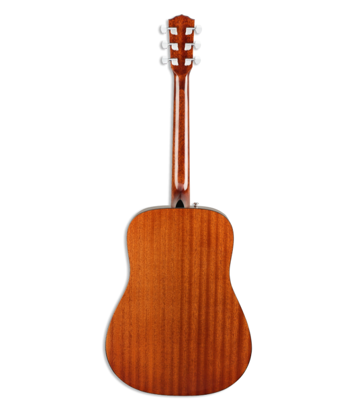 Fondo y aros en caoba de la guitarra folk Fender modelo CD 60 All Mahogany Dreadnought V3