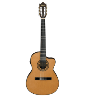 Guitarra clásica Ibanez modelo GA5TCE AM con cuerpo estrecho y con ecualizador