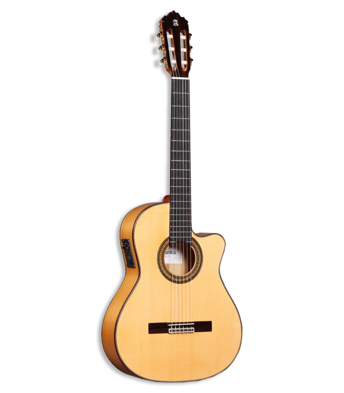 Guitarra flamenca Alhambra modelo 7FC CW E8 con tapa en abeto macizo