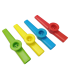 4 kazoos Goldon modelo 40109 nas cores verde, amarelo, azul e vermelho