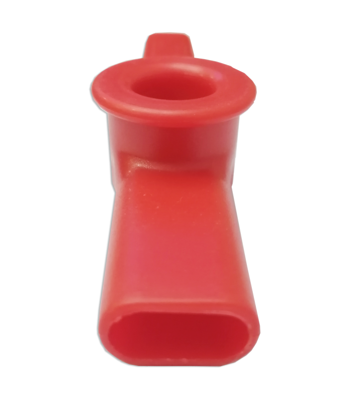 Detalle del kazoo Goldon 40109 en color rojo