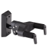 Suporte de parede Hercules modelo GSP38WBKPLUS na cor preta para guitarra ou outros instrumentos de corda