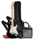 Pack Fender Squier Sonic Strat SSS BLK Amplificador 10G Accesórios