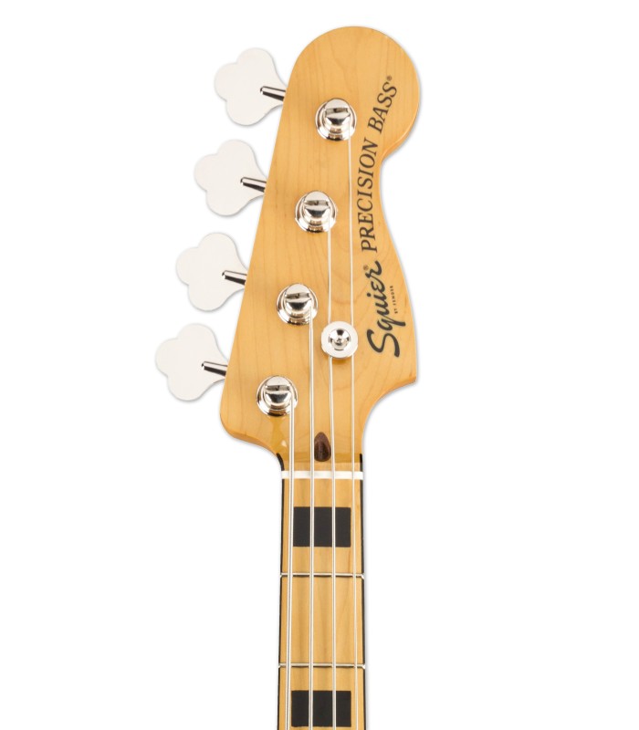 Cabeça da guitarra baixo Fender Squier modelo Classic Vibe 70s Precision em preto