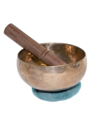 Tibetan singing bowl Gewa of 500 grams with striker