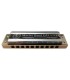 Harmonica Hohner model Marine Band De luxe in A with wood comb