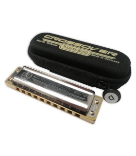 Armónica Hohner modelo Crossover Marine Band en Re con estuche