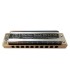 Harmonica Hohner model Marine Band Deluxe in D with pearwood comb