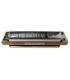 Back of the harmonica Hohner model Marine Band Harmonic Minor in B flat
