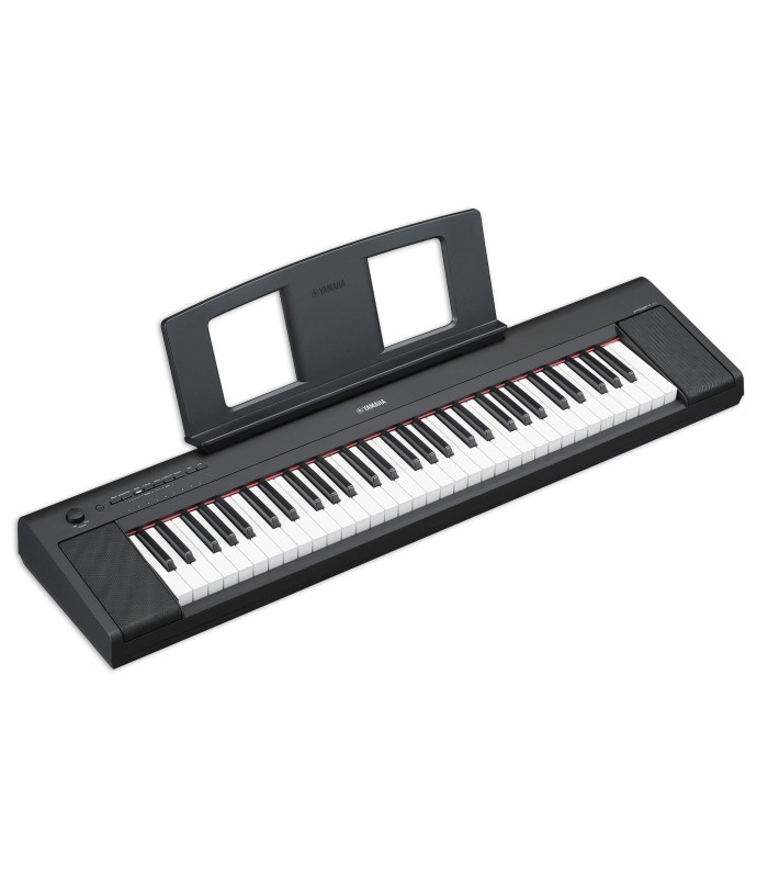 Portable keyboard Yamaha model NP 15B with music stand