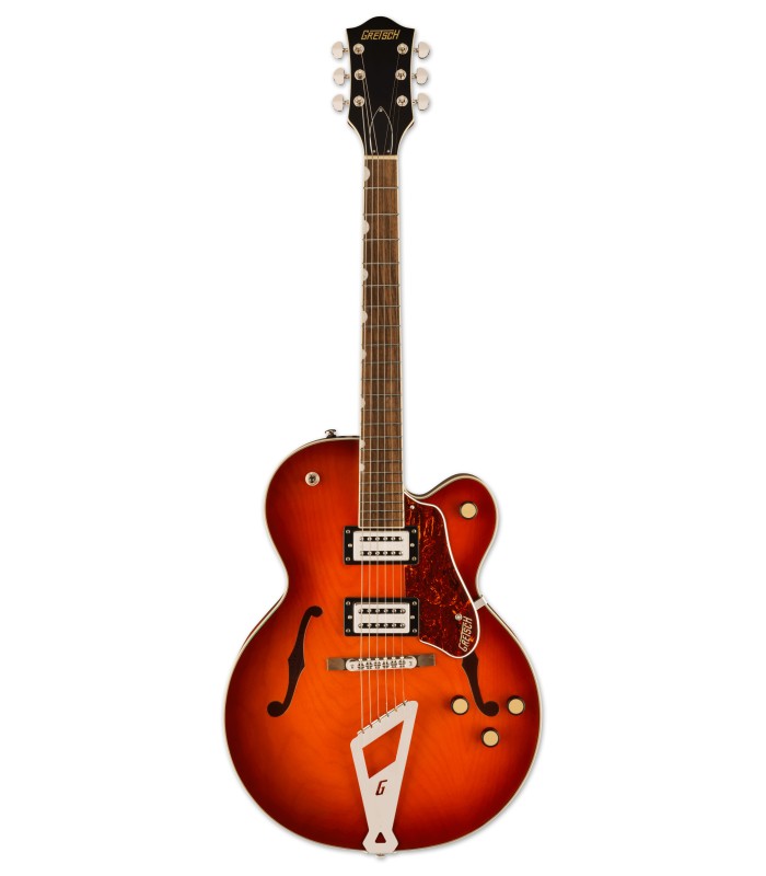 Guitarra eléctrica Gretsch modelo G2420 Streamliner con acabado Fireburst