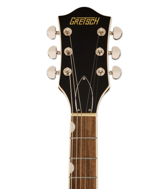 Head of the electric guitar Gretsch model G2420 Streamliner Fireburst