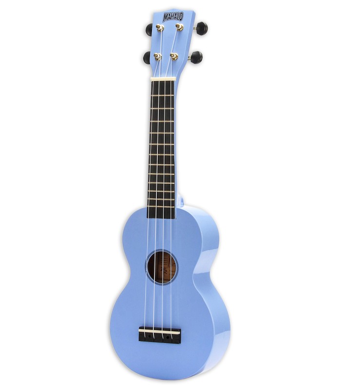 Ukelele soprano Mahalo modelo MR1BLU com acabamento azul claro