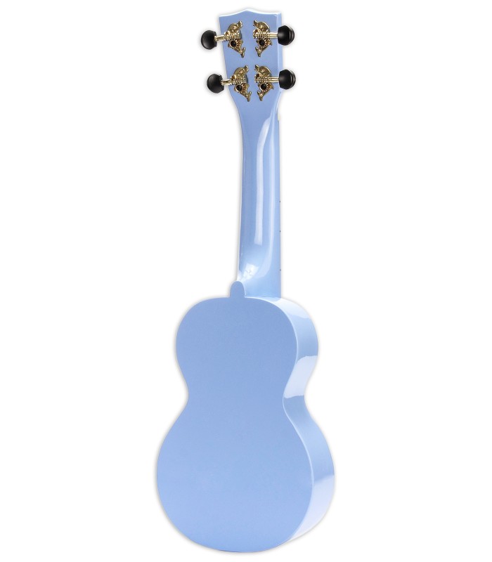 Sengon back and sides of the soprano ukulele Mahalo model MR1BLU