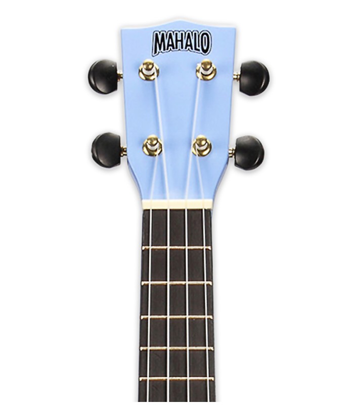 Head of the soprano ukulele Mahalo model MR1BLU
