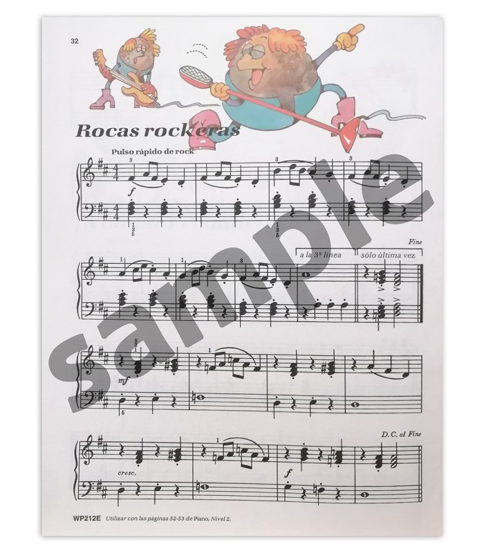 Sample of the book Bastien Piano Básico Recital Nível 2 in Spanish