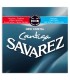 Capa da embalagem do jogo de cordas Savarez modelo 540 CRJ New Crystal Cantiga para guitarra clássica