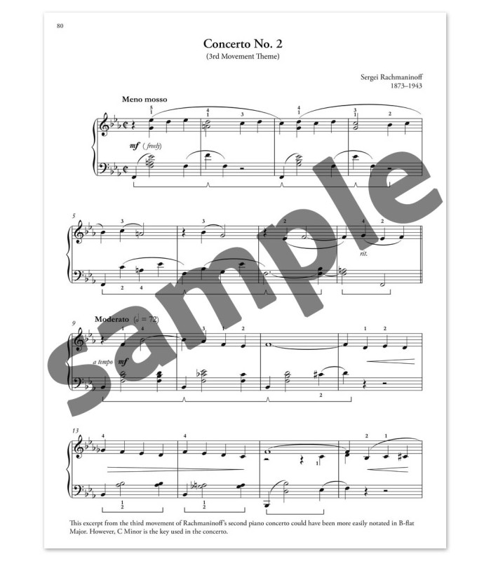 Sample of the book Thompson Adult Piano Course 2 HL