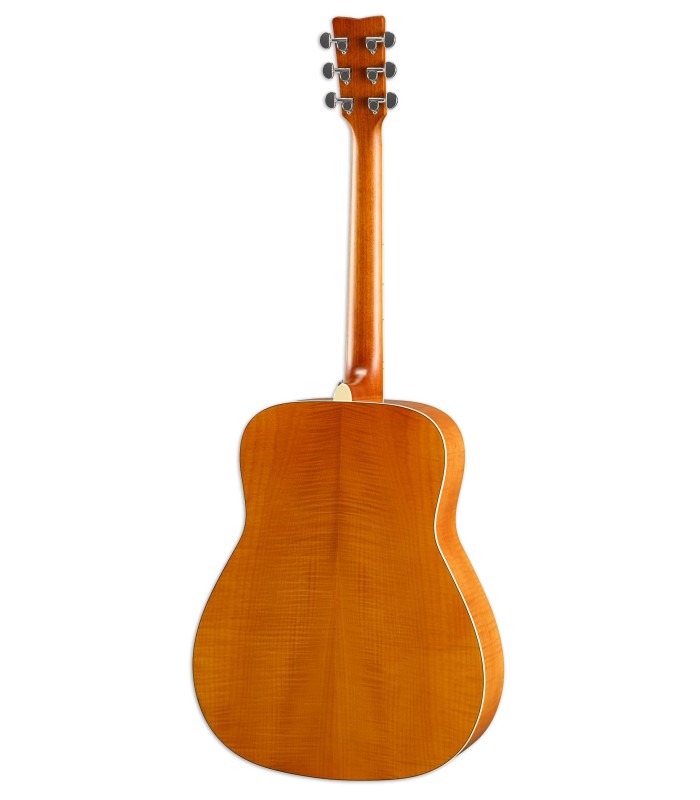 Guitarra acústica Yamaha modelo FG840 com fundo e ilhargas em maple